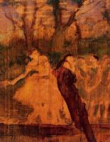 Degas, Edgar - Dancers on the Scenery